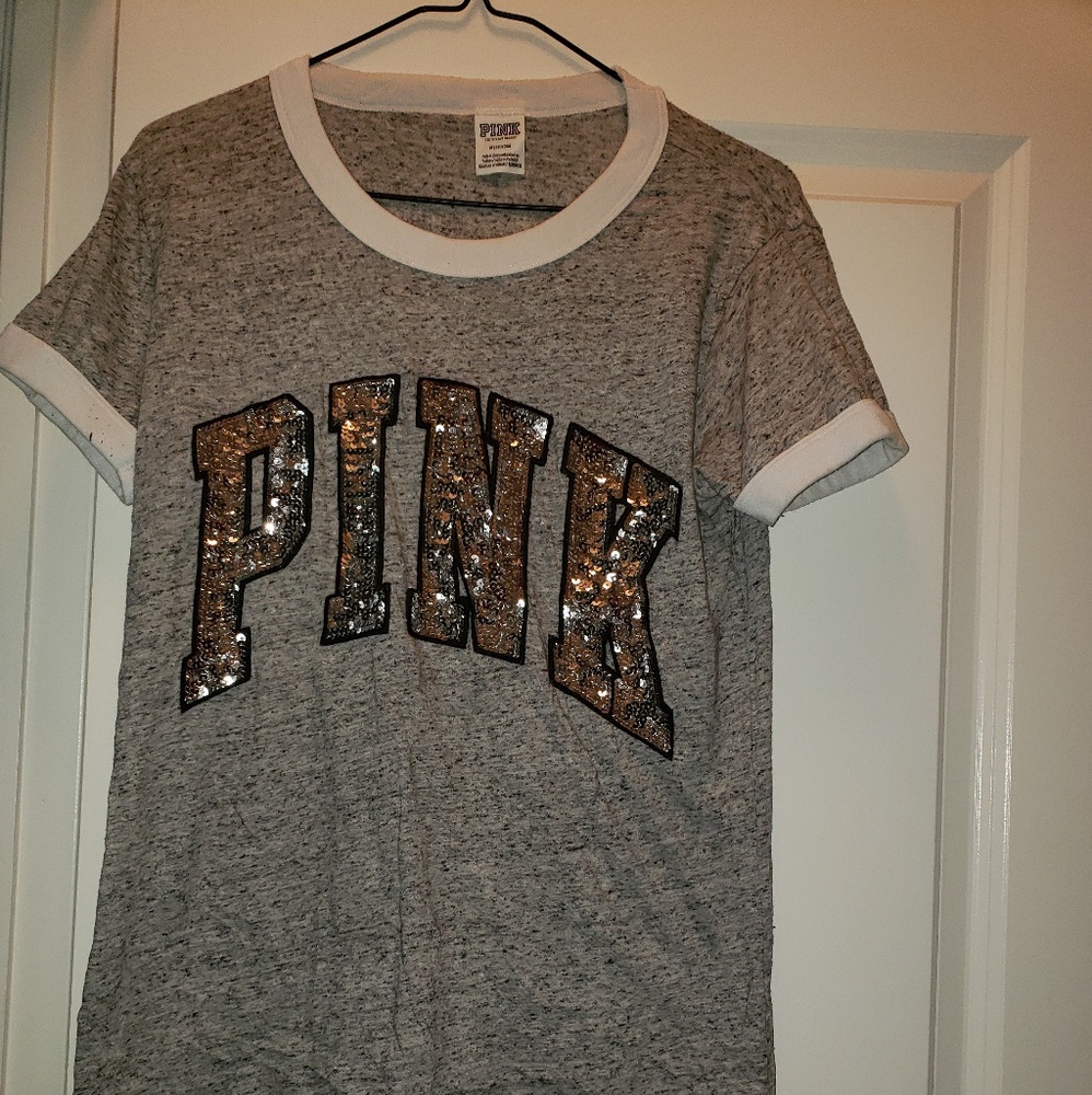 Pink bling shirt